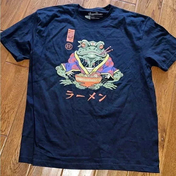 Threadless Other - *Final Price* Threadless Vincent Trinidad Frog Art Graphic T-shirt Size L NWT